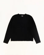 Stussy MERINO ROLL NECK SWEATER BLACK