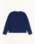 Stussy MERINO ROLL NECK SWEATER BLUE