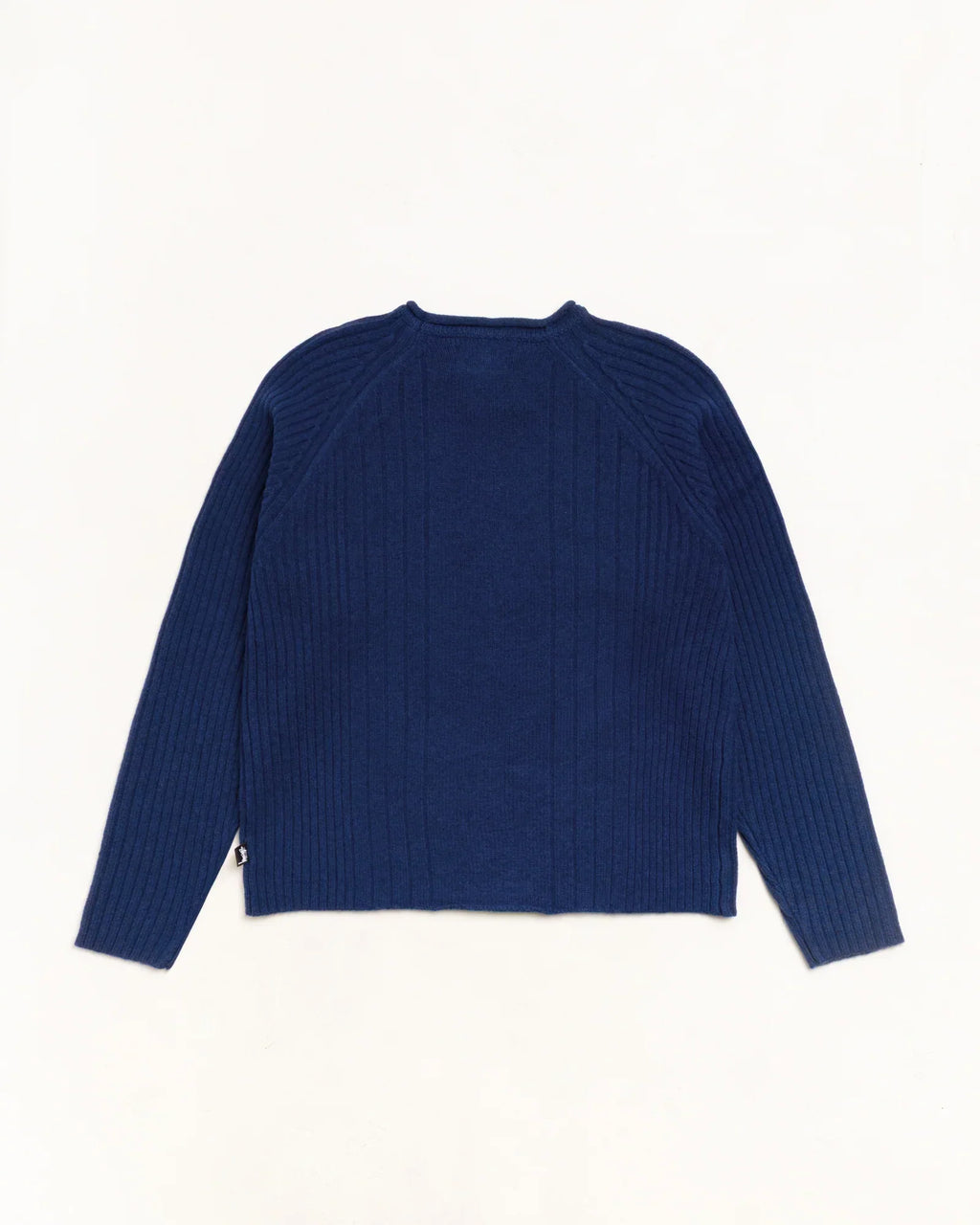 Stussy MERINO ROLL NECK SWEATER BLUE