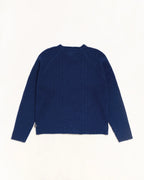 Stussy MERINO ROLL NECK SWEATER BLUE