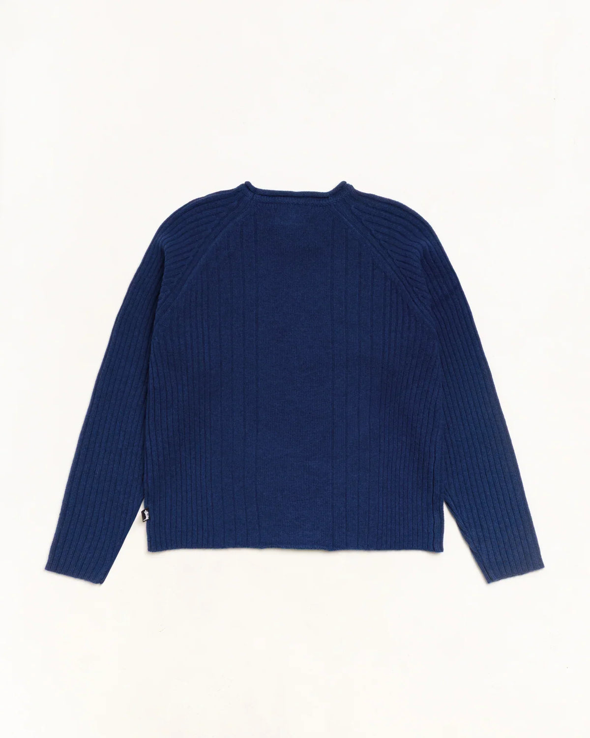 Stussy MERINO ROLL NECK SWEATER BLUE
