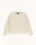 Stussy MERINO ROLL NECK SWEATER NATURAL