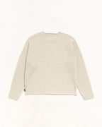 Stussy MERINO ROLL NECK SWEATER NATURAL