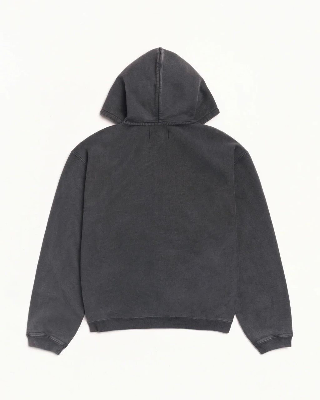 Stussy FADED GRAPHIC ZIP HOODIE WASHED BLACK