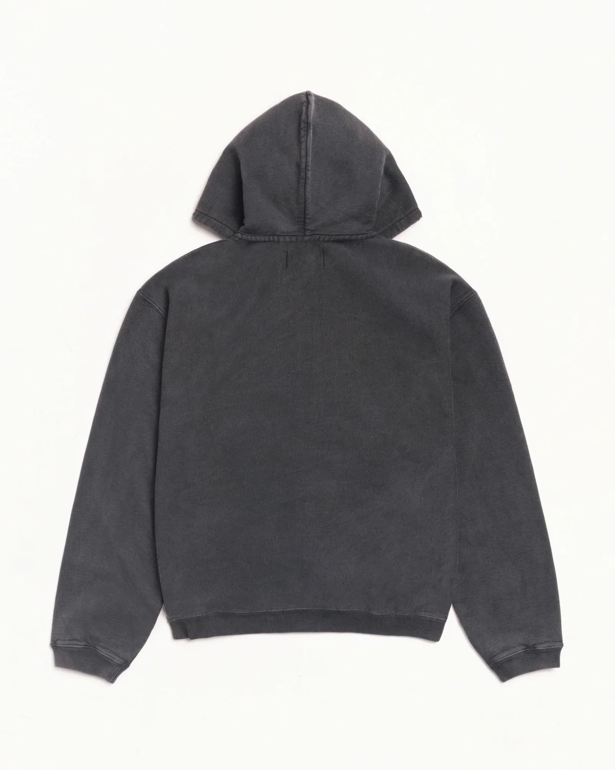 Stussy FADED GRAPHIC ZIP HOODIE WASHED BLACK