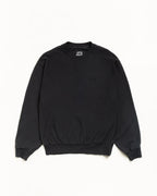 Stussy LIGHTWEIGHT TERRY CREW BLACK