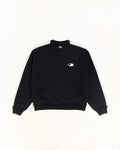 Stussy PANELED STRIPE CREW BLACK