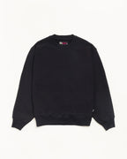 Stussy FLEECE CREW BLACK