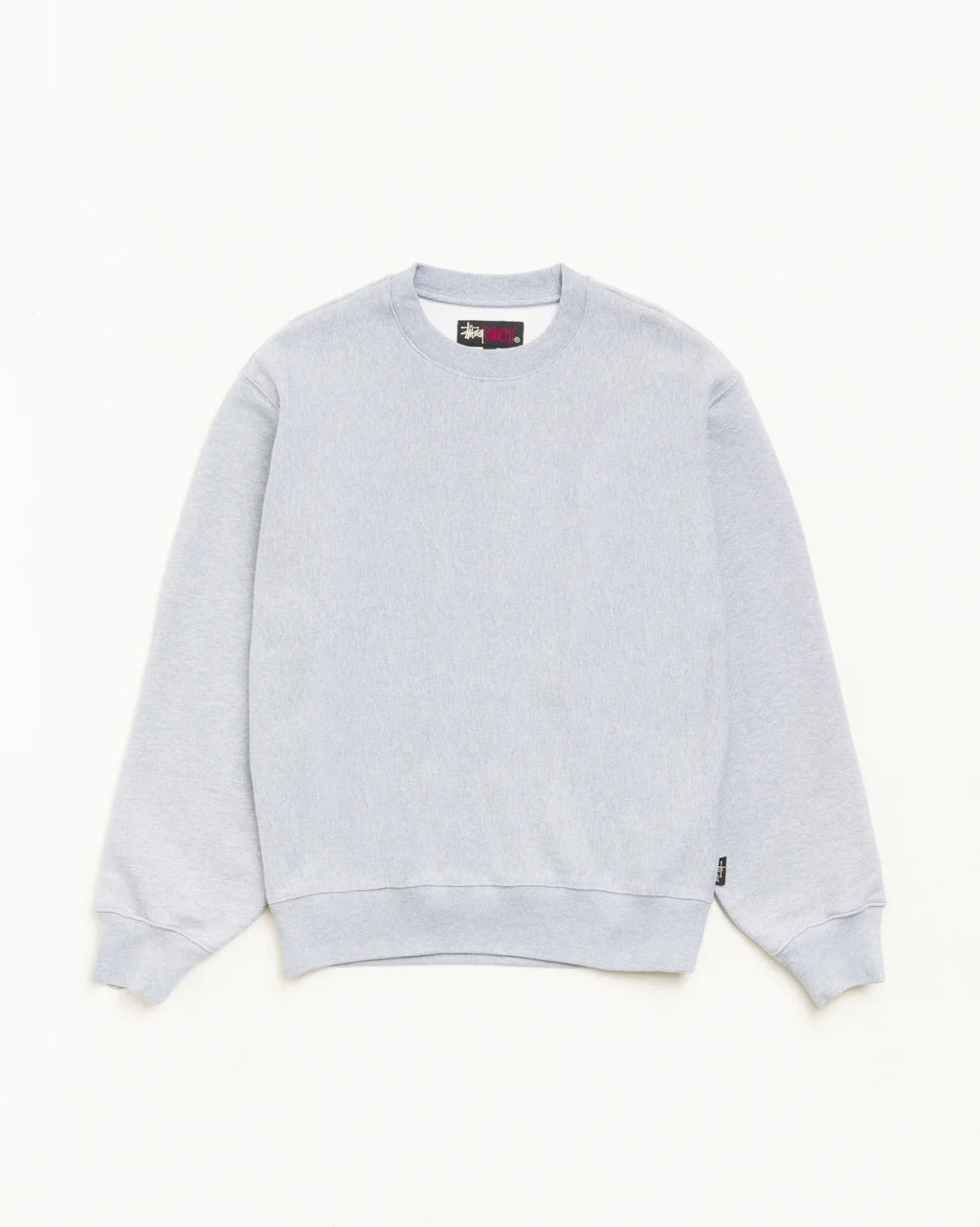 Stussy FLEECE CREW GREY HEATHER