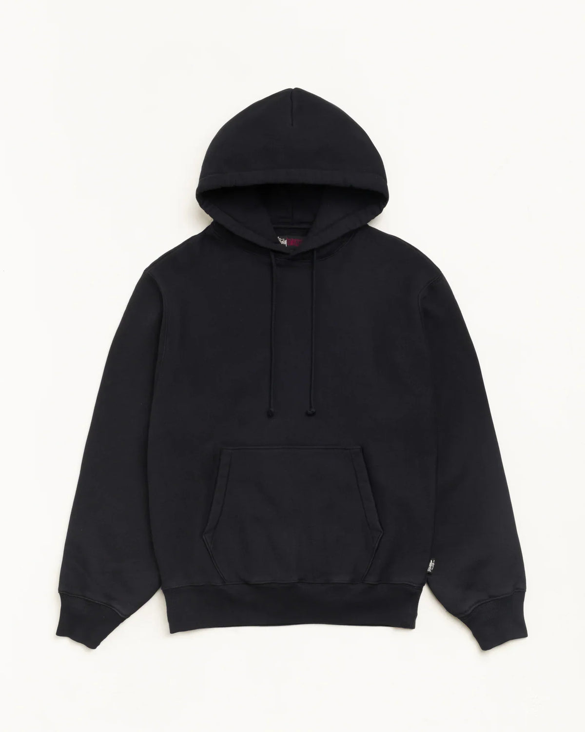 Stussy FLEECE HOODIE BLACK