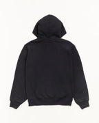 Stussy FLEECE ZIP HOODIE BLACK