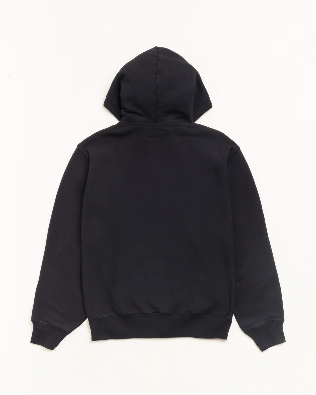 Stussy FLEECE ZIP HOODIE BLACK