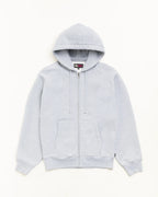 Stussy FLEECE ZIP HOODIE GREY HEATHER