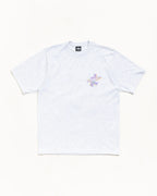 Stussy DOT SURF PUFF PRINT TEE ASH HEATHER