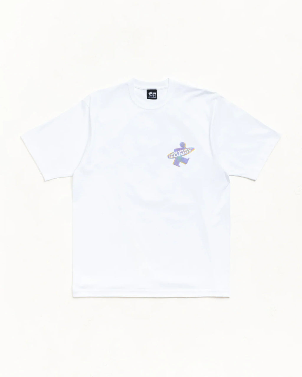 Stussy DOT SURF PUFF PRINT TEE WHITE