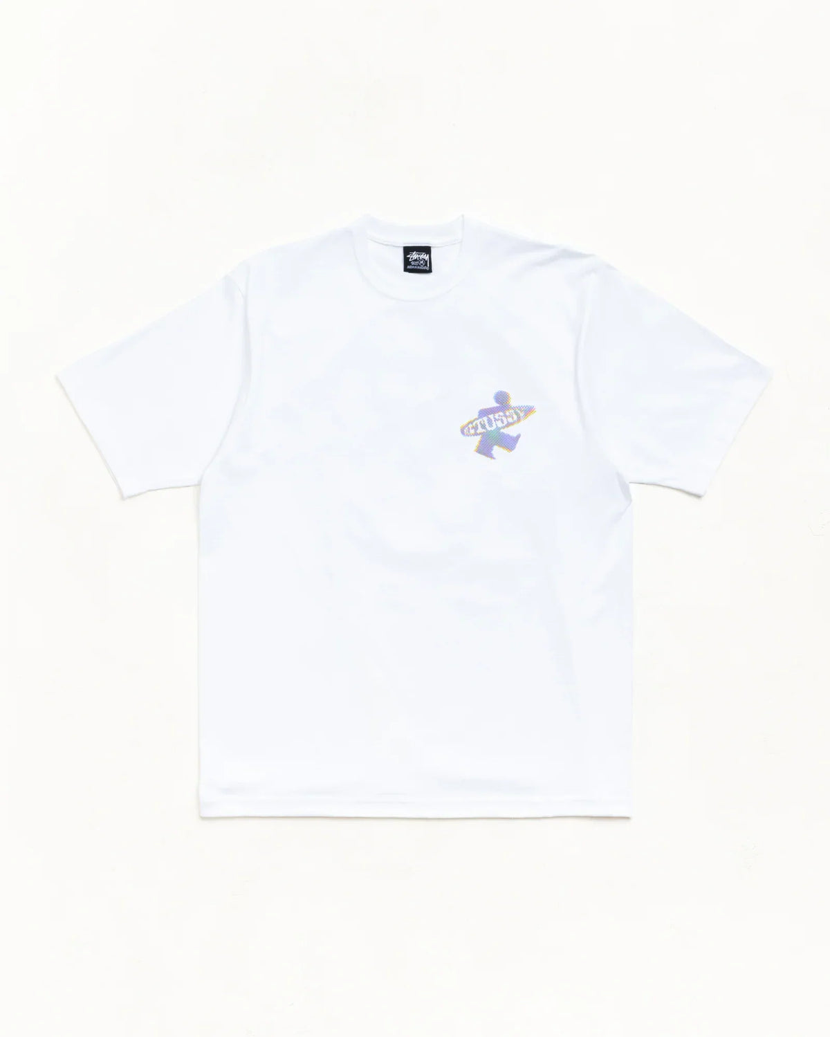 Stussy DOT SURF PUFF PRINT TEE WHITE