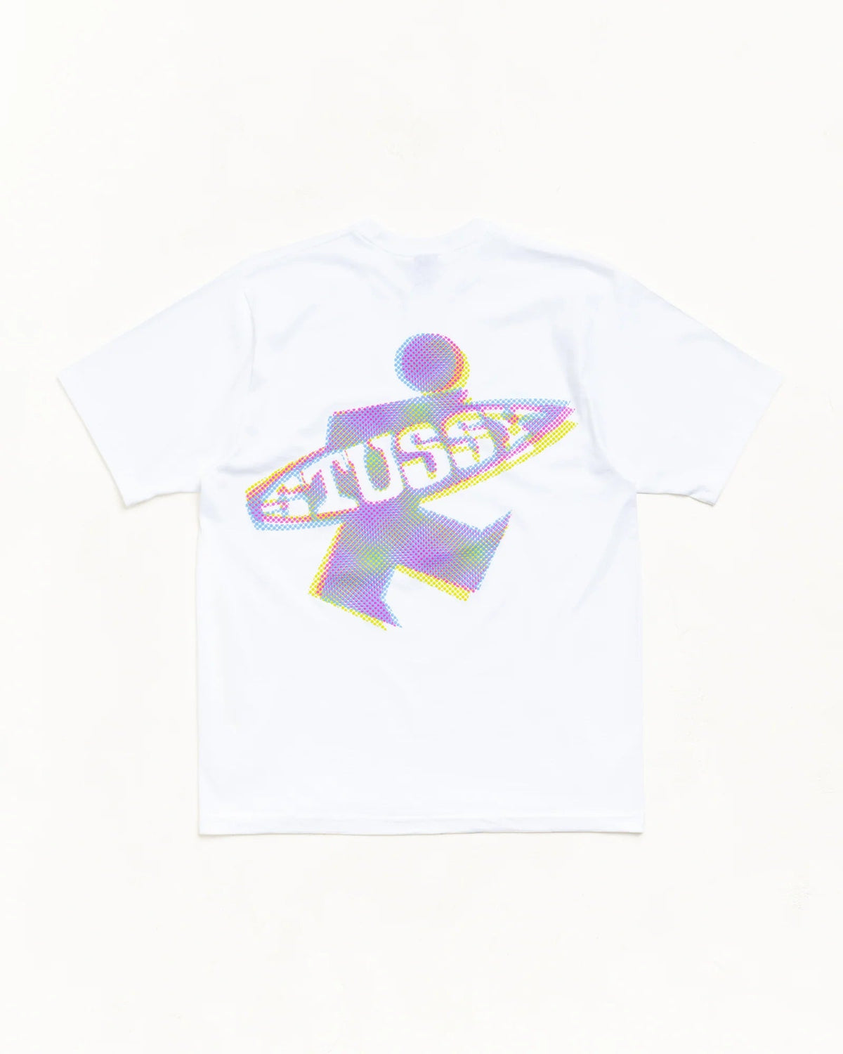 Stussy DOT SURF PUFF PRINT TEE WHITE