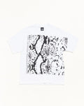 Stussy SNAKESKIN TEE WHITE
