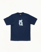 Stussy SMOOTH SK8 TEE NAVY