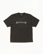 Stussy GARMENT CO. TEE FADED BLACK