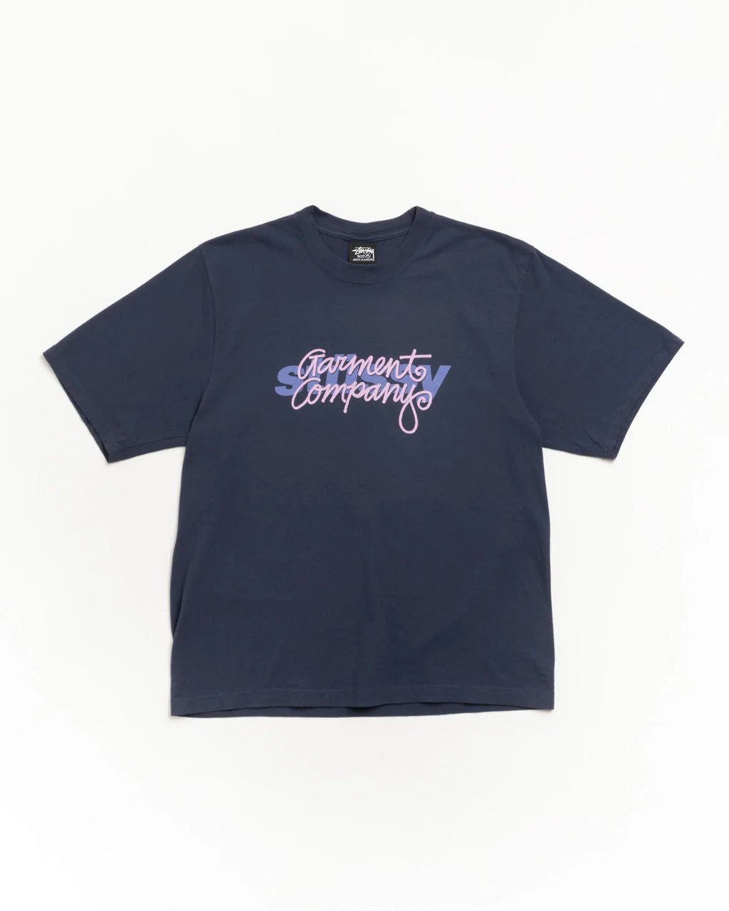 Stussy GARMENT CO. TEE MIDNIGHT