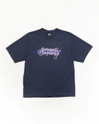 Stussy GARMENT CO. TEE MIDNIGHT