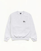 BASIC ST¨¹SSY CREW ASH HEATHER