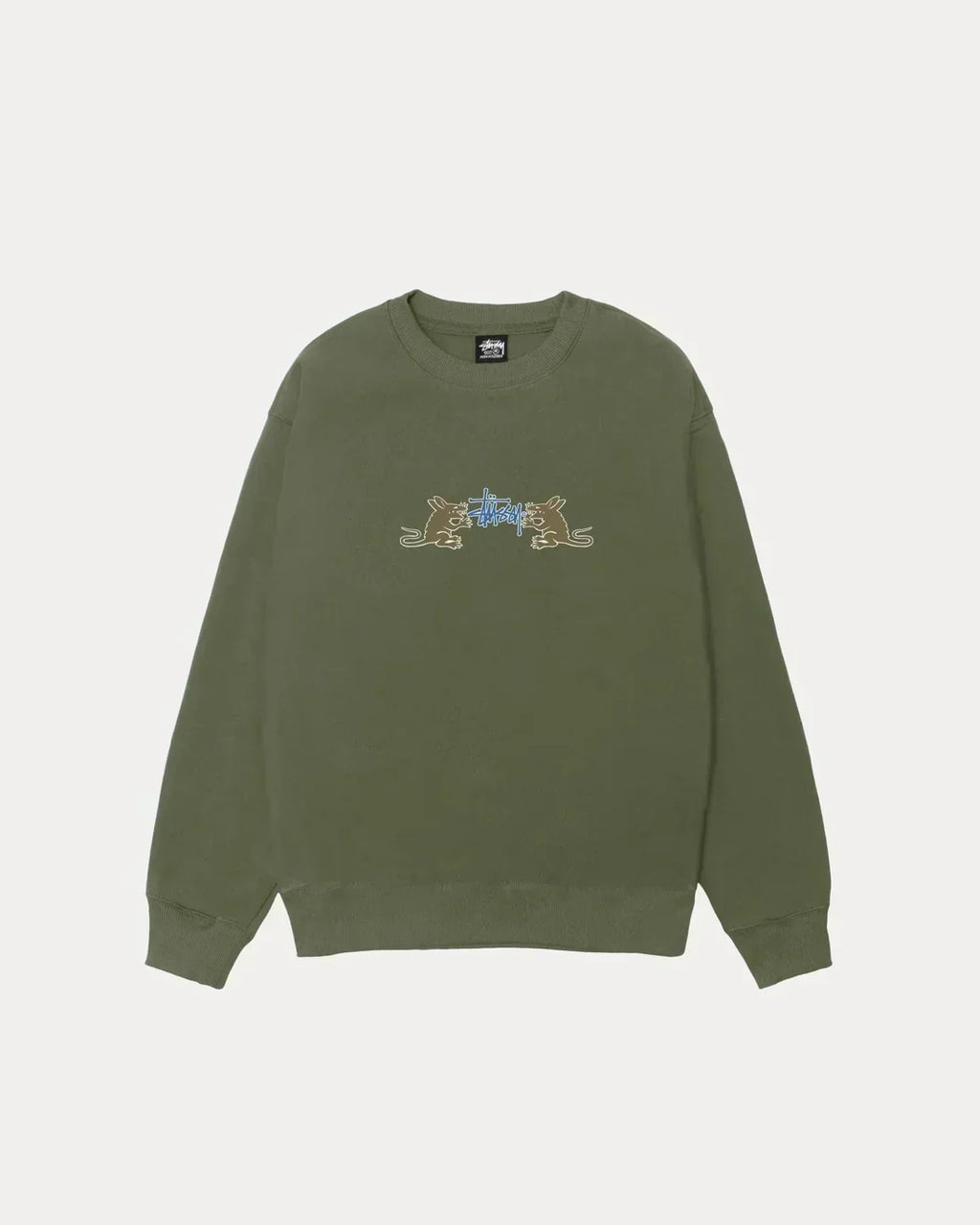 STUSSY HOMEBREW LONG SLEEVE TEE OLIVE