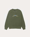 STUSSY HOMEBREW LONG SLEEVE TEE OLIVE