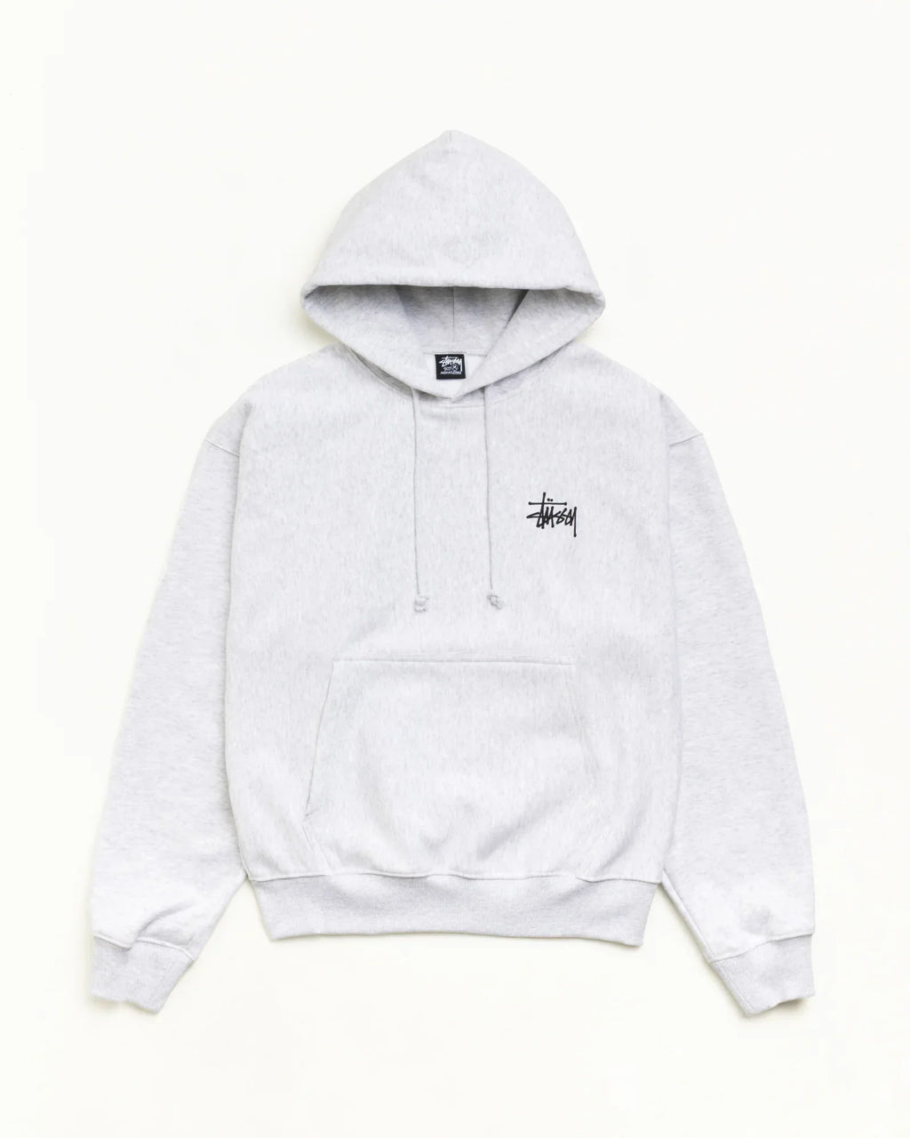 BASIC ST¨¹SSY HOODIE ASH HEATHER