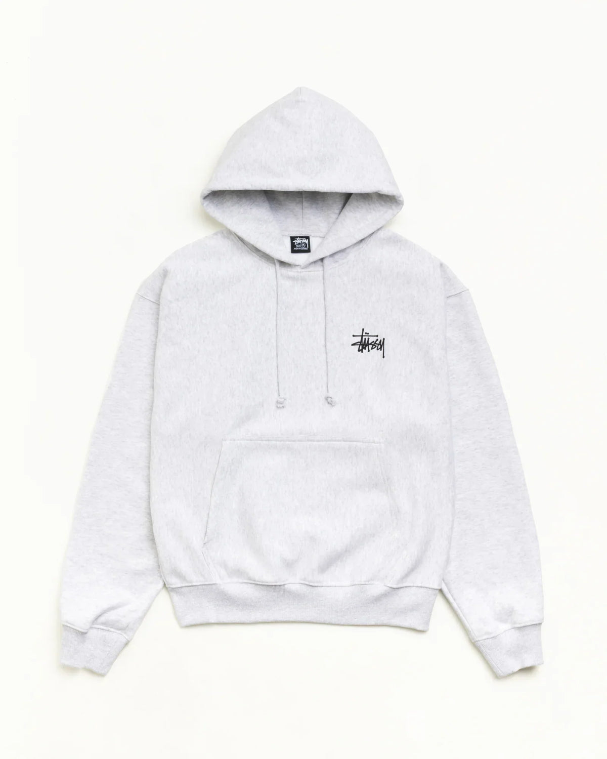 BASIC ST¨¹SSY HOODIE ASH HEATHER