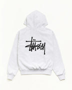 BASIC ST¨¹SSY HOODIE ASH HEATHER
