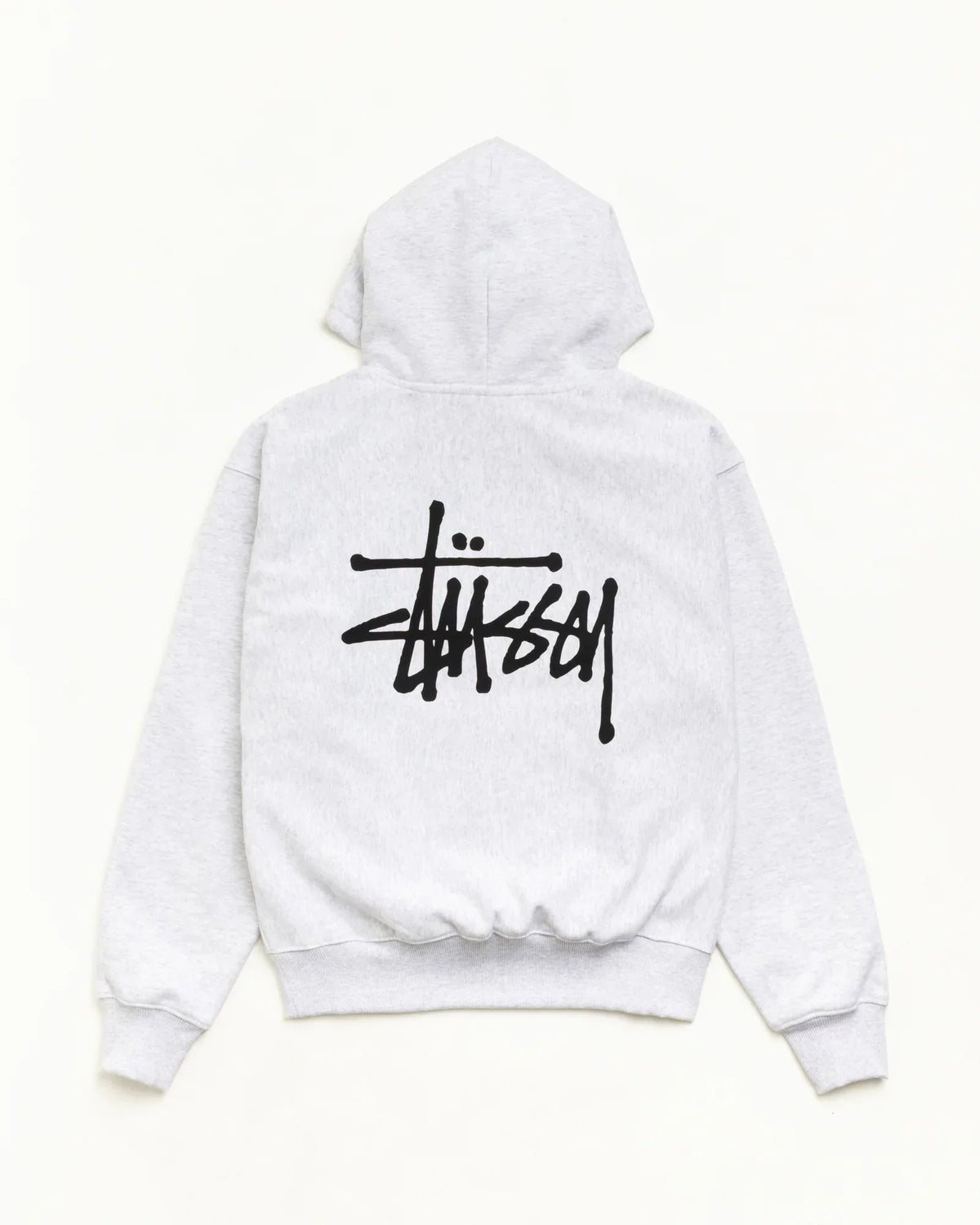 BASIC ST¨¹SSY HOODIE ASH HEATHER