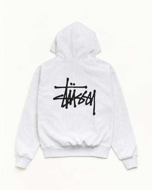 BASIC ST¨¹SSY HOODIE ASH HEATHER