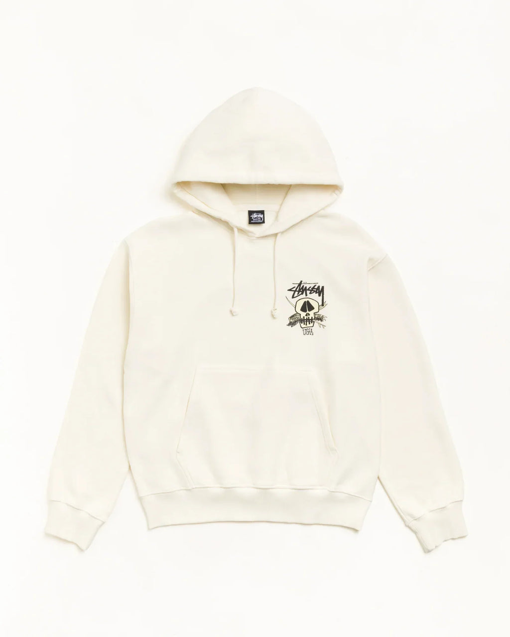 Stussy FRESH FOILS HOODIE GARMENT DYED BONE