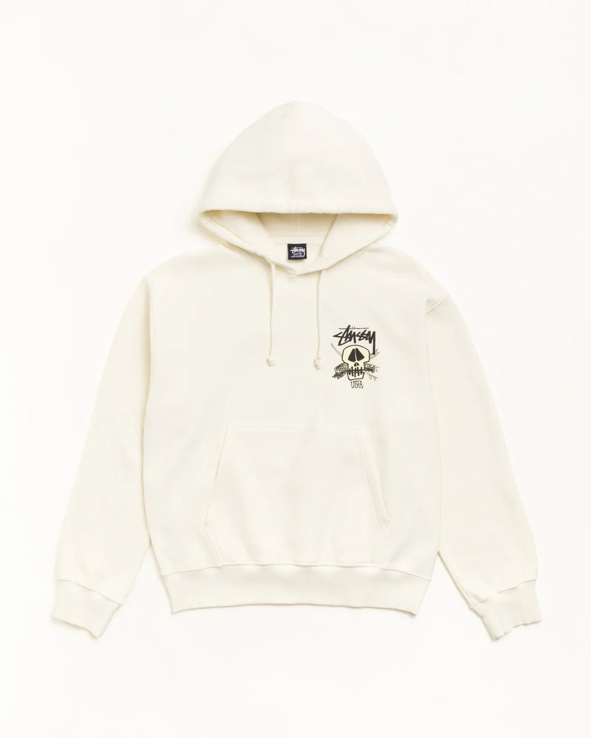 Stussy FRESH FOILS HOODIE GARMENT DYED BONE