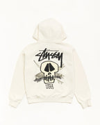 Stussy FRESH FOILS HOODIE GARMENT DYED BONE