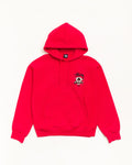 Stussy FRESH FOILS HOODIE GARMENT DYED RED