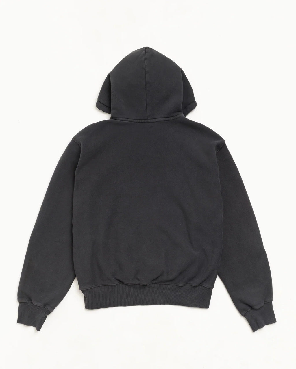 Stussy BLOCK SPORT HOODIE GARMENT DYED FADED BLACK