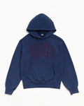 Stussy BLOCK SPORT HOODIE GARMENT DYED MIDNIGHT