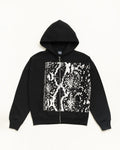 Stussy SNAKESKIN ZIP HOODIE BLACK