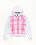 Stussy PRINTED PATTERN ZIP HOODIE PINK PALAKA