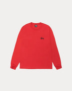 BASIC ST¨¹SSY LONG SLEEVE TEE RED