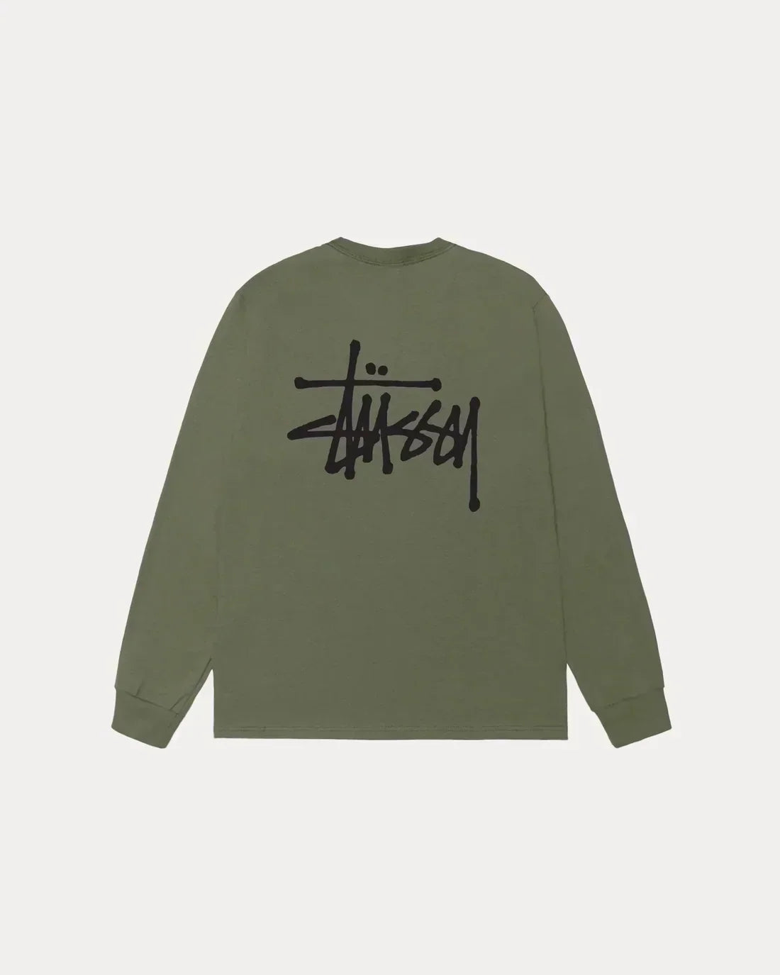 BASIC ST¨¹SSY LONG SLEEVE TEE OLIVE