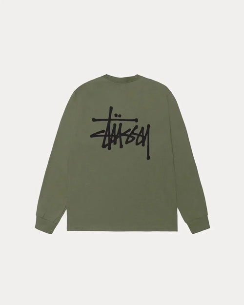 BASIC ST¨¹SSY LONG SLEEVE TEE OLIVE