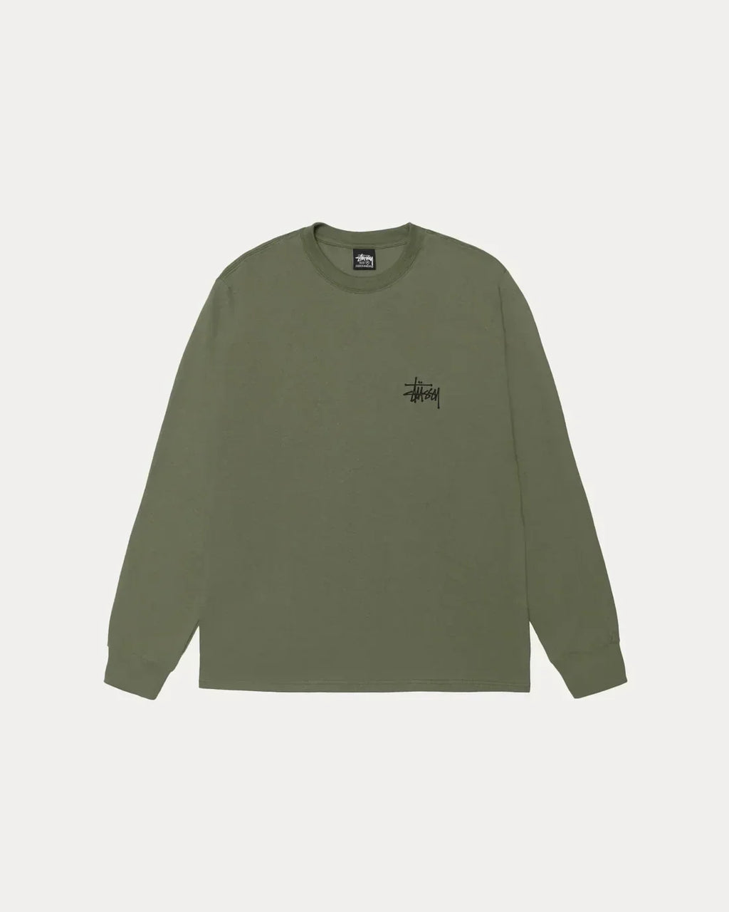 BASIC ST¨¹SSY LONG SLEEVE TEE OLIVE