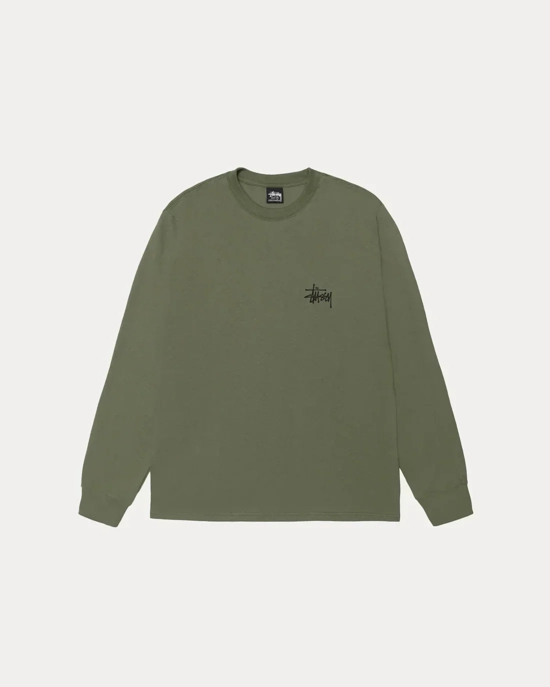 BASIC ST¨¹SSY LONG SLEEVE TEE OLIVE