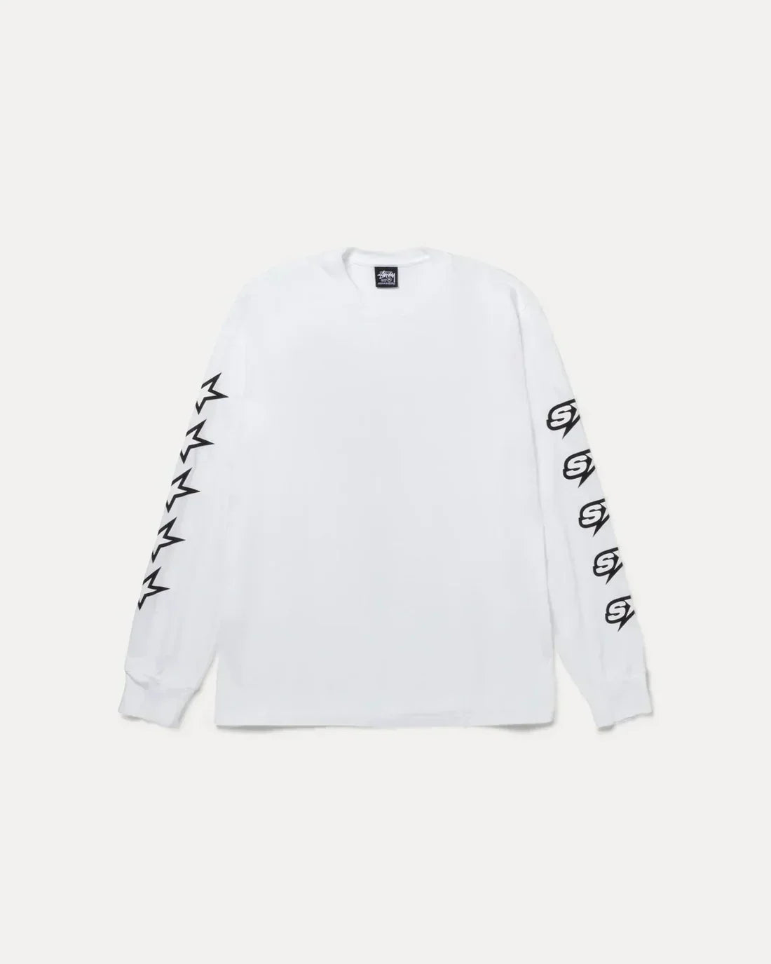 STUSSY SPEEDWAY LONG SLEEVE TEE WHITE