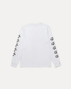 STUSSY SPEEDWAY LONG SLEEVE TEE WHITE