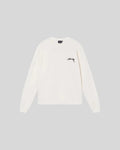 STUSSY LONG SLEEVE THERMAL WHITE